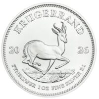 One Ounce 2026 Silver Krugerrand in a Capsule