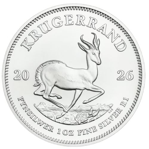 25 x One Ounce 2026 Silver Krugerrand in a Mint Tube - Image 2
